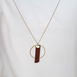 Collier en perles d’ivoire végétal (tagua) – bijou naturel, léger et éthique. Élégant, coloré et fait main, pour un style unique