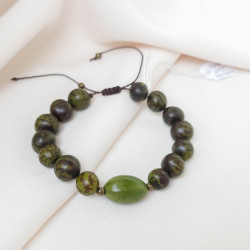 •	bracelet éthique et durable en graines d’açaï