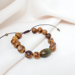 •	bracelet éthique et durable en graines d’açaï